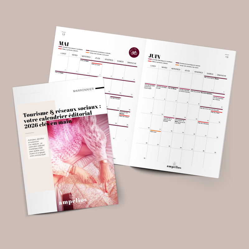 Calendrier réseaux sociaux tourisme 2026 : marronnier clés en main | Ampelios