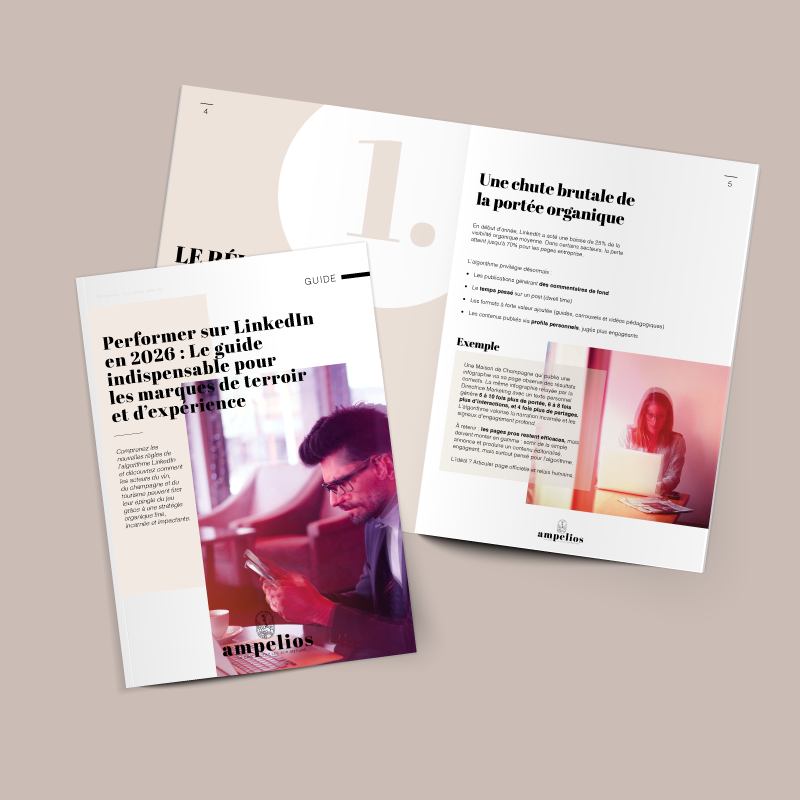 Algorithme LinkedIn 2026 : guide pour performer vin, champagne, tourisme | Ampelios
